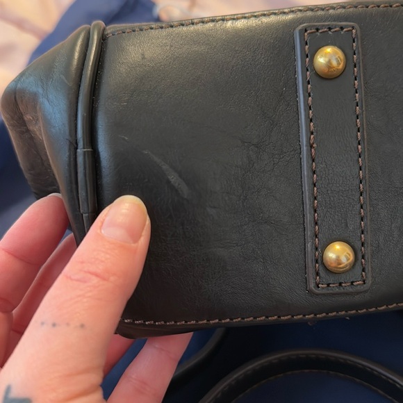 Dooney & Bourke Black Leather Shoulder Bag - Picture 12 of 13